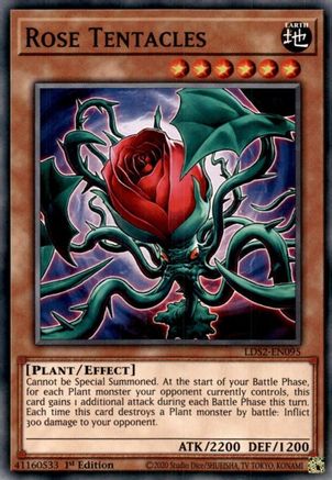 Rose Tentacles (LDS2-EN095) - Legendary Duelists: Season 2 1st Edition - Premium Yugioh Single from Konami - Just $0.25! Shop now at Game Crave Tournament Store