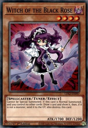 Witch of the Black Rose (LDS2-EN097) - Legendary Duelists: Season 2 1st Edition - Premium Yugioh Single from Konami - Just $0.25! Shop now at Game Crave Tournament Store