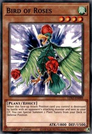 Bird of Roses (LDS2-EN099) - Legendary Duelists: Season 2 1st Edition - Premium Yugioh Single from Konami - Just $0.25! Shop now at Game Crave Tournament Store