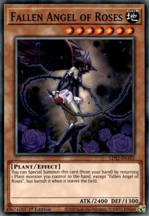 Fallen Angel of Roses (LDS2-EN103) - Legendary Duelists: Season 2 1st Edition - Premium Yugioh Single from Konami - Just $0.25! Shop now at Game Crave Tournament Store