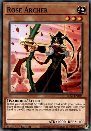 Rose Archer (LDS2-EN105) - Legendary Duelists: Season 2 1st Edition - Premium Yugioh Single from Konami - Just $0.25! Shop now at Game Crave Tournament Store