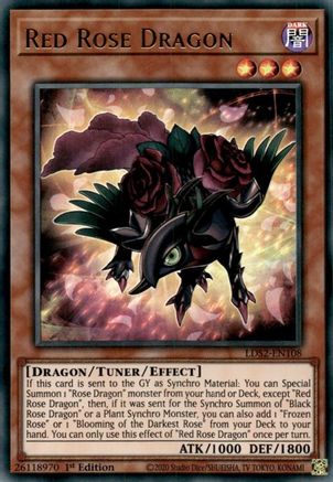 Red Rose Dragon (LDS2-EN108) - Legendary Duelists: Season 2 1st Edition - Premium Yugioh Single from Konami - Just $5.10! Shop now at Game Crave Tournament Store