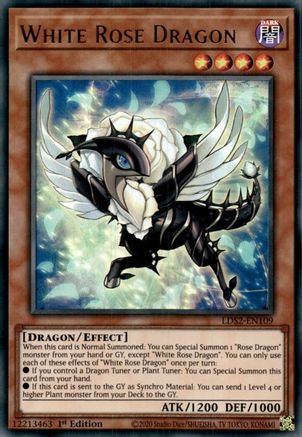 White Rose Dragon (LDS2-EN109) - Legendary Duelists: Season 2 1st Edition - Premium Yugioh Single from Konami - Just $0.27! Shop now at Game Crave Tournament Store