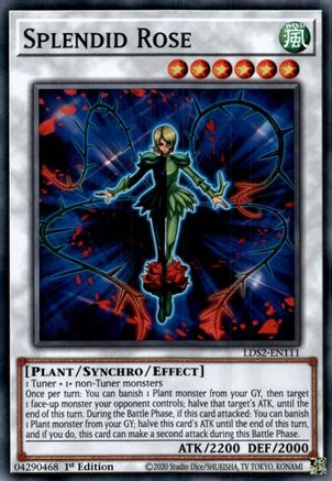 Splendid Rose (LDS2-EN111) - Legendary Duelists: Season 2 1st Edition - Premium Yugioh Single from Konami - Just $0.25! Shop now at Game Crave Tournament Store