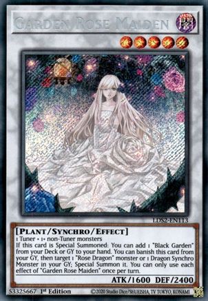 Garden Rose Maiden (LDS2-EN113) - Legendary Duelists: Season 2 1st Edition - Premium Yugioh Single from Konami - Just $4.37! Shop now at Game Crave Tournament Store