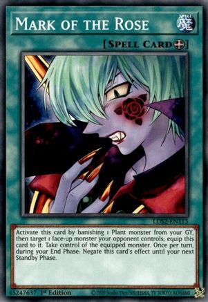 Mark of the Rose (LDS2-EN115) - Legendary Duelists: Season 2 1st Edition - Premium Yugioh Single from Konami - Just $0.25! Shop now at Game Crave Tournament Store