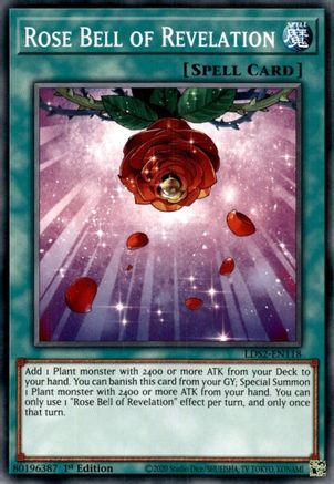 Rose Bell of Revelation (LDS2-EN118) - Legendary Duelists: Season 2 1st Edition - Premium Yugioh Single from Konami - Just $0.08! Shop now at Game Crave Tournament Store