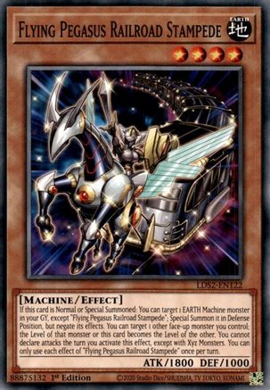 Flying Pegasus Railroad Stampede (LDS2-EN122) - Legendary Duelists: Season 2 1st Edition - Premium Yugioh Single from Konami - Just $1.06! Shop now at Game Crave Tournament Store