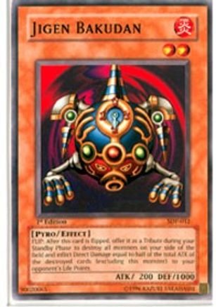 Jigen Bakudan (SDP-012) - Starter Deck: Pegasus Unlimited - Premium Yugioh Single from Konami - Just $0.26! Shop now at Game Crave Tournament Store