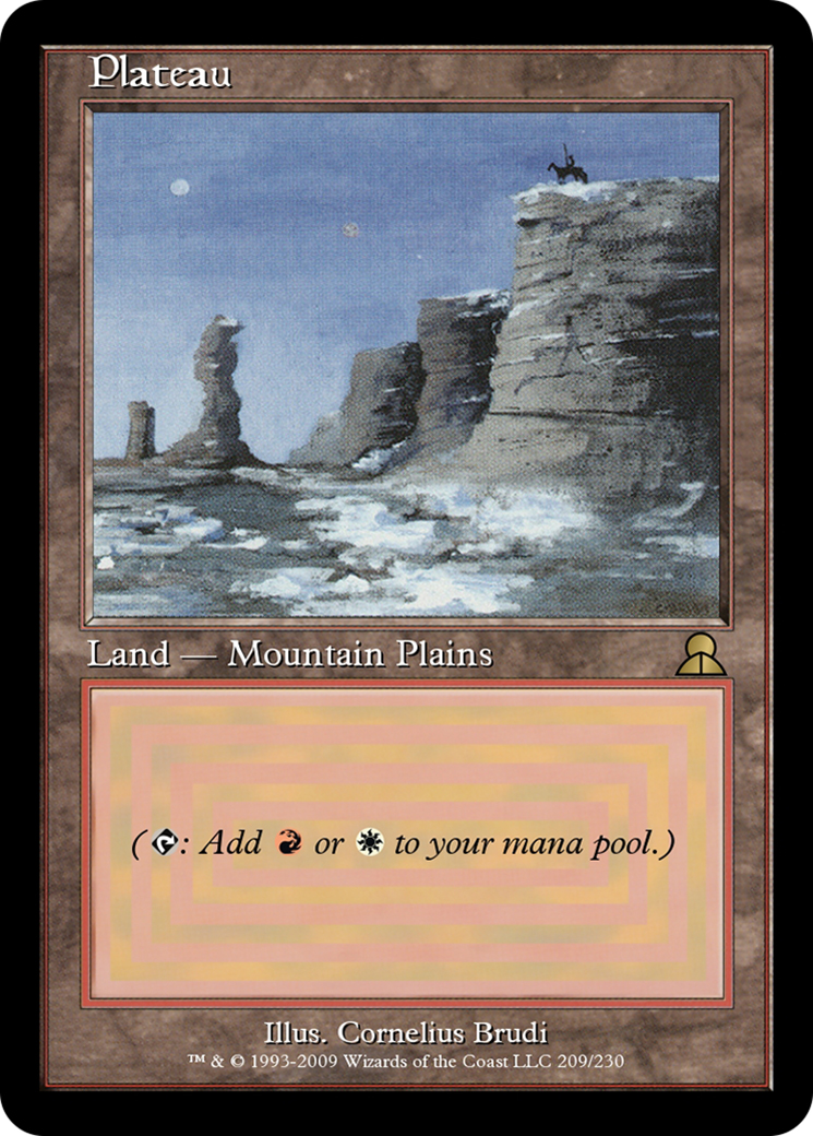 Plateau (ME3-209) - Masters Edition III - Premium MTG Single from Wizards of the Coast - Just $0! Shop now at Game Crave Tournament Store