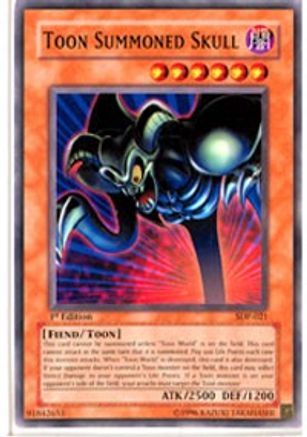Toon Summoned Skull (SDP-021) - Starter Deck: Pegasus 1st Edition - Premium Yugioh Single from Konami - Just $0.26! Shop now at Game Crave Tournament Store