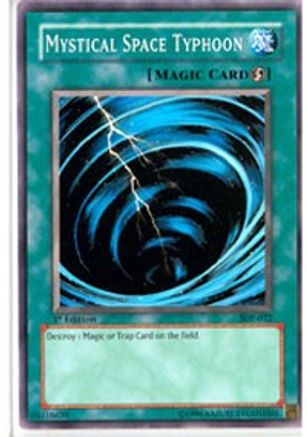 Mystical Space Typhoon (SDP-032) - Starter Deck: Pegasus Unlimited - Premium Yugioh Single from Konami - Just $0.26! Shop now at Game Crave Tournament Store