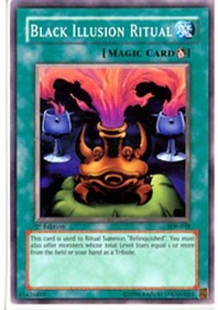 Black Illusion Ritual (SDP-038) - Starter Deck: Pegasus 1st Edition - Premium Yugioh Single from Konami - Just $1.01! Shop now at Game Crave Tournament Store