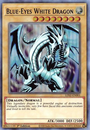 Blue-Eyes White Dragon (Purple) (LDS2-EN001) - Legendary Duelists: Season 2 1st Edition - Premium Yugioh Single from Konami - Just $1.24! Shop now at Game Crave Tournament Store