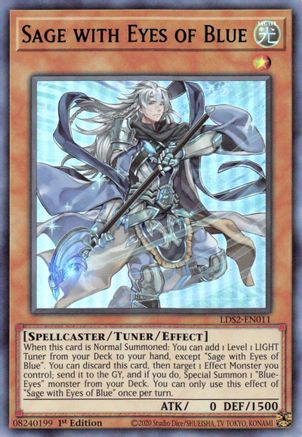 Sage with Eyes of Blue (Green) (LDS2-EN011) - Legendary Duelists: Season 2 1st Edition - Premium Yugioh Single from Konami - Just $3.77! Shop now at Game Crave Tournament Store