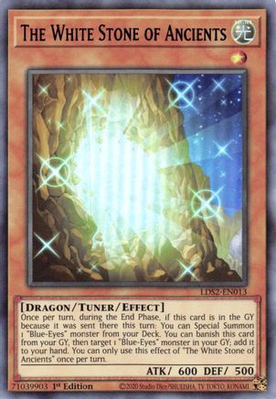 The White Stone of Ancients (Blue) (LDS2-EN013) - Legendary Duelists: Season 2 1st Edition - Premium Yugioh Single from Konami - Just $0.81! Shop now at Game Crave Tournament Store