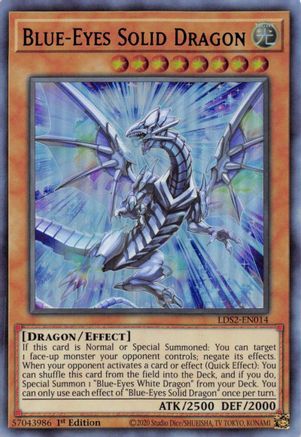 Blue-Eyes Solid Dragon (Purple) (LDS2-EN014) - Legendary Duelists: Season 2 1st Edition - Premium Yugioh Single from Konami - Just $1.04! Shop now at Game Crave Tournament Store