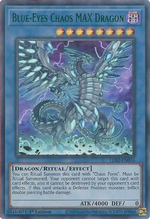 Blue-Eyes Chaos MAX Dragon (Green) (LDS2-EN016) - Legendary Duelists: Season 2 1st Edition - Premium Yugioh Single from Konami - Just $2.03! Shop now at Game Crave Tournament Store