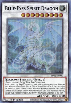 Blue-Eyes Spirit Dragon (Blue) (LDS2-EN020) - Legendary Duelists: Season 2 1st Edition - Premium Yugioh Single from Konami - Just $1.15! Shop now at Game Crave Tournament Store