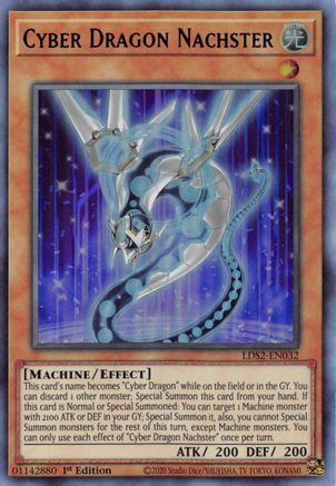 Cyber Dragon Nachster (Blue) (LDS2-EN032) - Legendary Duelists: Season 2 1st Edition - Premium Yugioh Single from Konami - Just $0.46! Shop now at Game Crave Tournament Store