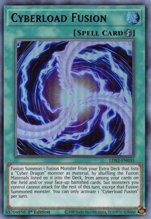 Cyberload Fusion (Blue) (LDS2-EN035) - Legendary Duelists: Season 2 1st Edition - Premium Yugioh Single from Konami - Just $0.26! Shop now at Game Crave Tournament Store