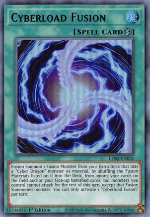 Cyberload Fusion (Purple) (LDS2-EN035) - Legendary Duelists: Season 2 1st Edition - Premium Yugioh Single from Konami - Just $0.32! Shop now at Game Crave Tournament Store