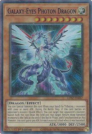 Galaxy-Eyes Photon Dragon (Purple) (LDS2-EN047) - Legendary Duelists: Season 2 1st Edition - Premium Yugioh Single from Konami - Just $1.30! Shop now at Game Crave Tournament Store