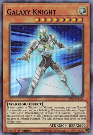 Galaxy Knight (Purple) (LDS2-EN049) - Legendary Duelists: Season 2 1st Edition - Premium Yugioh Single from Konami - Just $0.25! Shop now at Game Crave Tournament Store