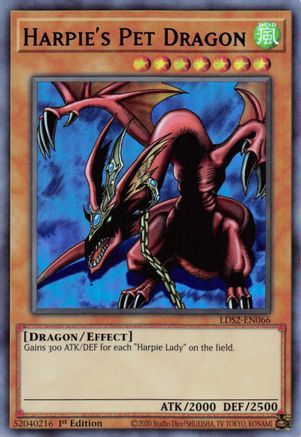 Harpie's Pet Dragon (Purple) (LDS2-EN066) - Legendary Duelists: Season 2 1st Edition - Premium Yugioh Single from Konami - Just $0.52! Shop now at Game Crave Tournament Store