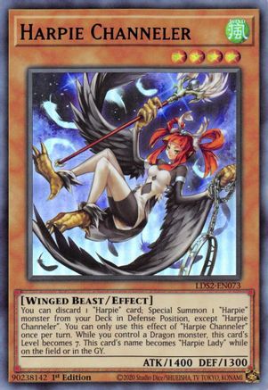 Harpie Channeler (Purple) (LDS2-EN073) - Legendary Duelists: Season 2 1st Edition - Premium Yugioh Single from Konami - Just $0.94! Shop now at Game Crave Tournament Store