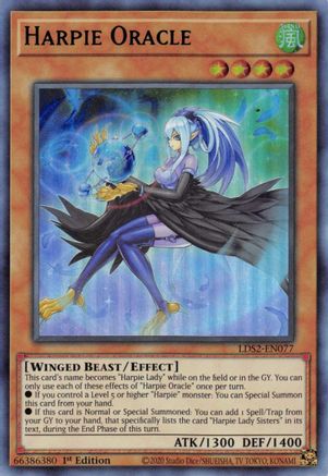 Harpie Oracle (Green) (LDS2-EN077) - Legendary Duelists: Season 2 1st Edition - Premium Yugioh Single from Konami - Just $1.31! Shop now at Game Crave Tournament Store