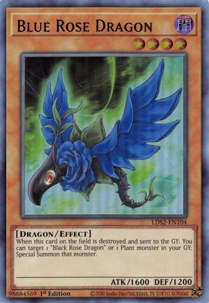 Blue Rose Dragon (Purple) (LDS2-EN104) - Legendary Duelists: Season 2 1st Edition - Premium Yugioh Single from Konami - Just $0.26! Shop now at Game Crave Tournament Store