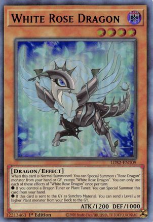 White Rose Dragon (Blue) (LDS2-EN109) - Legendary Duelists: Season 2 1st Edition - Premium Yugioh Single from Konami - Just $0.38! Shop now at Game Crave Tournament Store