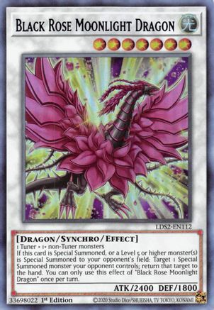Black Rose Moonlight Dragon (Purple) (LDS2-EN112) - Legendary Duelists: Season 2 1st Edition - Premium Yugioh Single from Konami - Just $1.42! Shop now at Game Crave Tournament Store