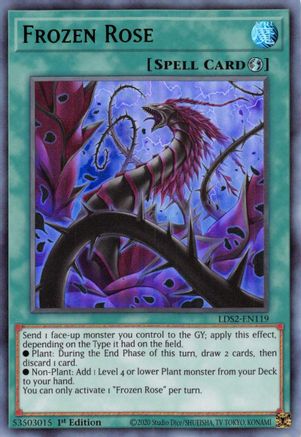 Frozen Rose (Green) (LDS2-EN119) - Legendary Duelists: Season 2 1st Edition - Premium Yugioh Single from Konami - Just $0.32! Shop now at Game Crave Tournament Store