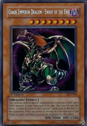 Chaos Emperor Dragon - Envoy of the End (IOC-000) - Invasion of Chaos Unlimited - Premium Yugioh Single from Konami - Just $14.02! Shop now at Game Crave Tournament Store