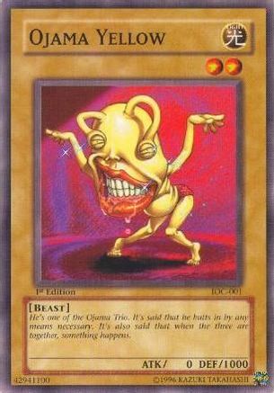 Ojama Yellow (IOC-001) - Invasion of Chaos Unlimited - Premium Yugioh Single from Konami - Just $0.08! Shop now at Game Crave Tournament Store