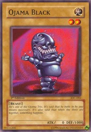 Ojama Black (IOC-002) - Invasion of Chaos Unlimited - Premium Yugioh Single from Konami - Just $0.25! Shop now at Game Crave Tournament Store