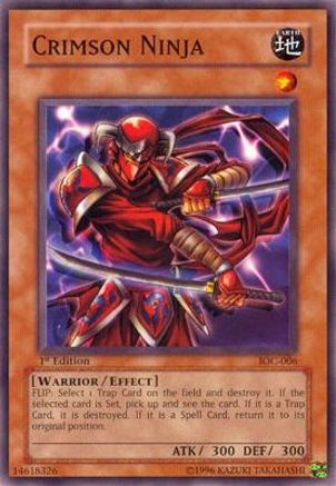 Crimson Ninja (IOC-006) - Invasion of Chaos Unlimited - Premium Yugioh Single from Konami - Just $0.08! Shop now at Game Crave Tournament Store