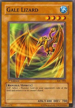 Gale Lizard (IOC-008) - Invasion of Chaos 1st Edition - Premium Yugioh Single from Konami - Just $0.25! Shop now at Game Crave Tournament Store