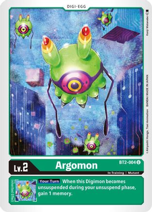 Argomon - BT2-004 (BT2-004) - Release Special Booster - Premium Digimon Single from Bandai - Just $0.44! Shop now at Game Crave Tournament Store