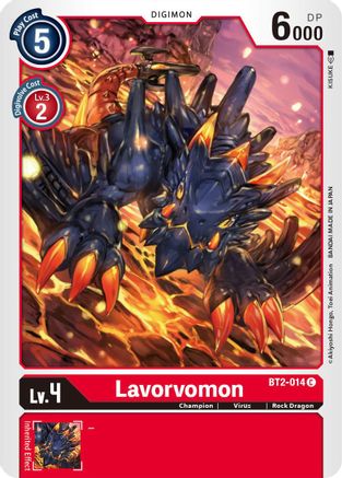 Lavorvomon (BT2-014) - Release Special Booster - Premium Digimon Single from Bandai - Just $0.25! Shop now at Game Crave Tournament Store