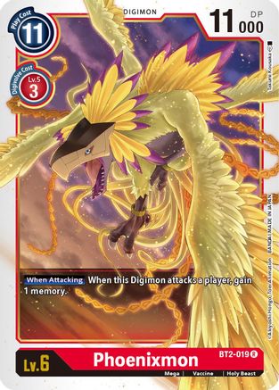 Phoenixmon (BT2-019) - Release Special Booster - Premium Digimon Single from Bandai - Just $0.08! Shop now at Game Crave Tournament Store