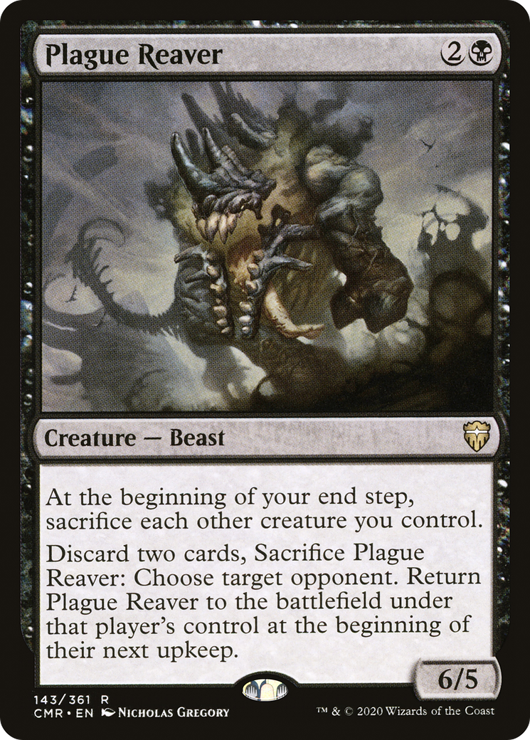Plague Reaver (CMR-143) - Commander Legends - Premium MTG Single from Wizards of the Coast - Just $0.25! Shop now at Game Crave Tournament Store