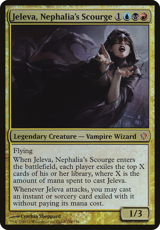 Jeleva, Nephalia's Scourge (OC13-194) - Commander 2013 Oversized Foil - Premium MTG Single from Wizards of the Coast - Just $1.48! Shop now at Game Crave Tournament Store