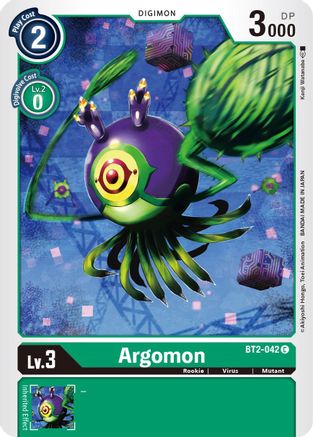 Argomon - BT2-042 (BT2-042) - Release Special Booster - Premium Digimon Single from Bandai - Just $0.25! Shop now at Game Crave Tournament Store