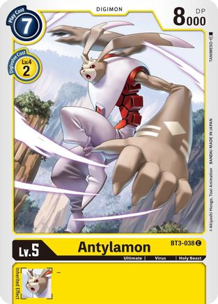 Antylamon (BT3-038) - Release Special Booster - Premium Digimon Single from Bandai - Just $0.08! Shop now at Game Crave Tournament Store