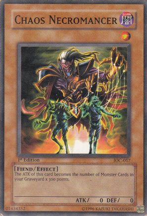 Chaos Necromancer (IOC-017) - Invasion of Chaos 1st Edition - Premium Yugioh Single from Konami - Just $0.55! Shop now at Game Crave Tournament Store