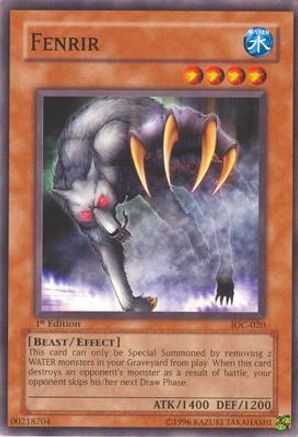 Fenrir (IOC-020) - Invasion of Chaos Unlimited - Premium Yugioh Single from Konami - Just $0.25! Shop now at Game Crave Tournament Store