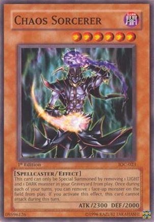 Chaos Sorcerer (IOC-023) - Invasion of Chaos Unlimited - Premium Yugioh Single from Konami - Just $0.59! Shop now at Game Crave Tournament Store